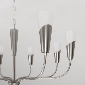 Подвесная люстра Eurosvet Rhyton 60167/8 никель в Покачах - pokachi.ok-mebel.com | фото 8
