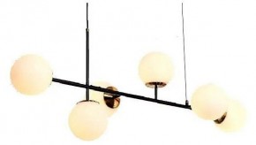 Подвесная люстра iLamp Golden 9136P/6 BK-WH в Покачах - pokachi.ok-mebel.com | фото