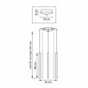 Подвесная люстра Lightstar Tubo L5T747447 в Покачах - pokachi.ok-mebel.com | фото
