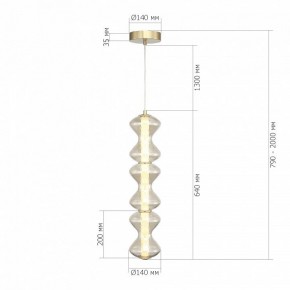 Подвесная люстра ST-Luce SPINE SL6136.213.01 в Покачах - pokachi.ok-mebel.com | фото 4