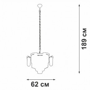 Подвесная люстра Vitaluce V58370 V58370-8/13 в Покачах - pokachi.ok-mebel.com | фото 3