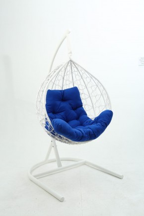 Подвесное кресло Бароло (белый/синий) в Покачах - pokachi.ok-mebel.com | фото