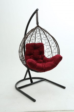 Подвесное кресло Бароло (коричневый/бордо) в Покачах - pokachi.ok-mebel.com | фото