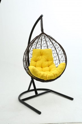 Подвесное кресло Бароло (коричневый/желтый) в Покачах - pokachi.ok-mebel.com | фото