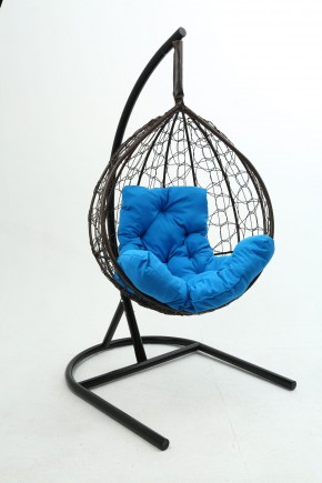 Подвесное кресло Бароло (коричневый/синий) в Покачах - pokachi.ok-mebel.com | фото