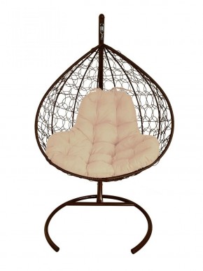 Подвесное кресло КОКОН "XL" ротанг (каркас коричневый) в Покачах - pokachi.ok-mebel.com | фото 1