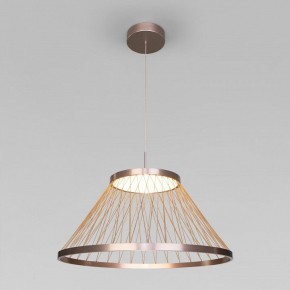Подвесной светильник Eurosvet Cesta 40017/1 LED коричневый в Покачах - pokachi.ok-mebel.com | фото 2