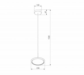 Подвесной светильник Eurosvet Crespella 90034/1 золото в Покачах - pokachi.ok-mebel.com | фото 6