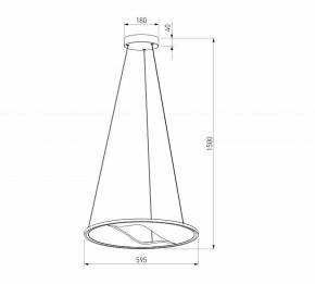 Подвесной светильник Eurosvet Occhio 40027/1 LED серый в Покачах - pokachi.ok-mebel.com | фото 5