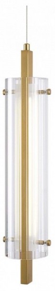 Подвесной светильник Indigo Vitreo 11067/A/1P Brass в Покачах - pokachi.ok-mebel.com | фото