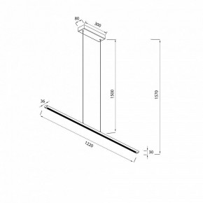 Подвесной светильник Mantra Lineal 8954 в Покачах - pokachi.ok-mebel.com | фото 3