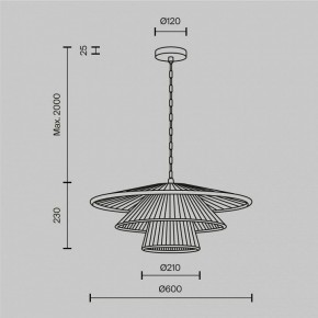 Подвесной светильник Maytoni Costa MOD394PL-01BS1 в Покачах - pokachi.ok-mebel.com | фото 5