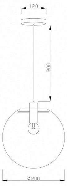 Подвесной светильник Moderli Aurora V11538-1P в Покачах - pokachi.ok-mebel.com | фото 3