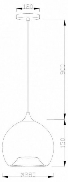 Подвесной светильник Moderli Laura V11529-1P в Покачах - pokachi.ok-mebel.com | фото 6