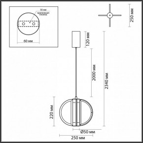 Подвесной светильник Odeon Light Toscana 5448/12L в Покачах - pokachi.ok-mebel.com | фото 5