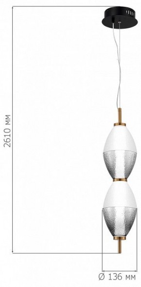 Подвесной светильник ST-Luce Ice SL6130.403.15 в Покачах - pokachi.ok-mebel.com | фото 4