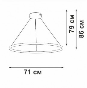 Подвесной светильник Vitaluce V2516 V2516-8/3S в Покачах - pokachi.ok-mebel.com | фото 3