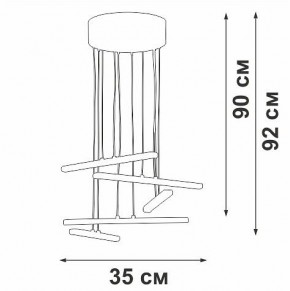 Подвесной светильник Vitaluce V3046 V3046-1/5S в Покачах - pokachi.ok-mebel.com | фото 5