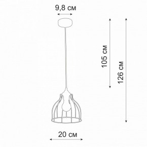 Подвесной светильник Vitaluce V3102 V3102-1/1S в Покачах - pokachi.ok-mebel.com | фото 3