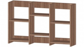 Полка книжная средняя (шимо темный) в Покачах - pokachi.ok-mebel.com | фото