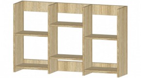 Полка книжная средняя (дуб сонома) в Покачах - pokachi.ok-mebel.com | фото