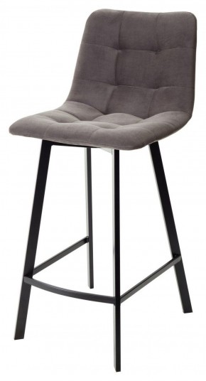 Полубарный стул CHILLI-QB SQUARE графит #14, велюр / черный каркас (H=66cm) М-City в Покачах - pokachi.ok-mebel.com | фото