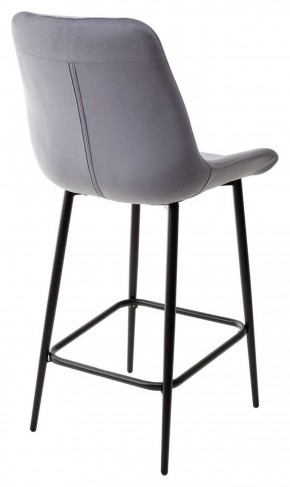 Полубарный стул ХОФМАН, цвет H-14 Серый, велюр / черный каркас H=63cm М-City в Покачах - pokachi.ok-mebel.com | фото 5