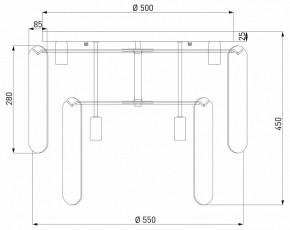 Потолочная люстра Eurosvet Claire 60170 золото в Покачах - pokachi.ok-mebel.com | фото 5