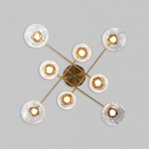Потолочная люстра Eurosvet Ripple 50389 LED латунь в Покачах - pokachi.ok-mebel.com | фото 3