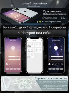 Потолочная люстра Natali Kovaltseva COBRA LED LAMPS 81121/7C в Покачах - pokachi.ok-mebel.com | фото 7