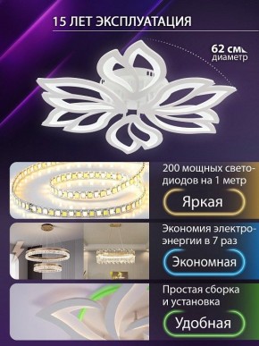 Потолочная люстра Natali Kovaltseva FORTUNA LED LAMPS 81107/6C в Покачах - pokachi.ok-mebel.com | фото 5