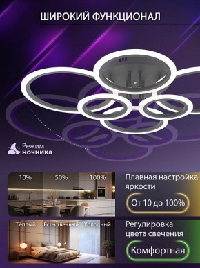 Потолочная люстра Natali Kovaltseva HOME LED LAMPS 81440 в Покачах - pokachi.ok-mebel.com | фото 6