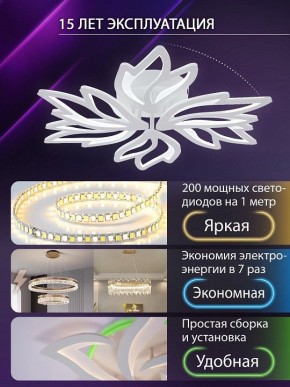 Потолочная люстра Natali Kovaltseva RIF LED LAMPS 81118/5C в Покачах - pokachi.ok-mebel.com | фото 5