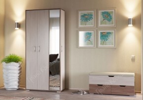 Прихожая ДОМИНО mini Бодега темный/светлый в Покачах - pokachi.ok-mebel.com | фото 2
