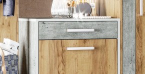 Прихожая Кензо (крафт/бетон) вешалка+шкаф в Покачах - pokachi.ok-mebel.com | фото 5
