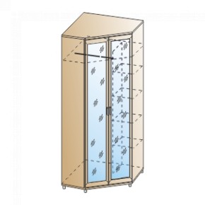 Прихожая Мелисса композиция 3 (Гикори Джексон светлый) в Покачах - pokachi.ok-mebel.com | фото 5