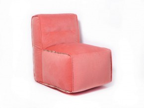 Прямое модульное бескаркасное кресло Комфорт (Персик велюр) в Покачах - pokachi.ok-mebel.com | фото