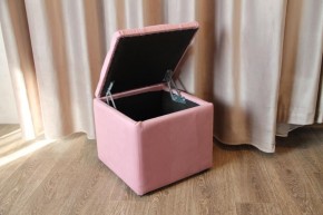 Пуф с каретной стяжкой и ящиком для хранения в Покачах - pokachi.ok-mebel.com | фото 6