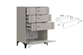 РИЧ Гостиная (модульная) кашемир в Покачах - pokachi.ok-mebel.com | фото 6