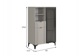 РИЧ Комод 2 со стеклом в Покачах - pokachi.ok-mebel.com | фото 2