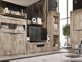 Ривьера Тумба ТВ (Дуб Юкон-Бетон темный) в Покачах - pokachi.ok-mebel.com | фото 3