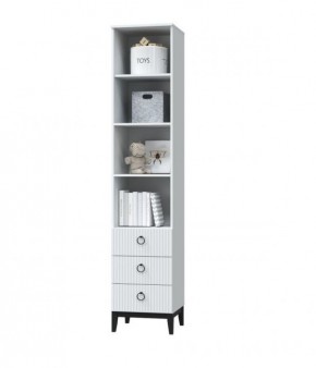 ШАРЛИЗ Шкаф для книг (Белое сияние/Белый снег) в Покачах - pokachi.ok-mebel.com | фото 2