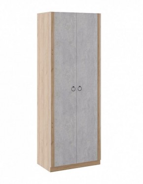 Шкаф 2 двери Глэдис М22 (Дуб Золотой/Цемент светлый) в Покачах - pokachi.ok-mebel.com | фото 1