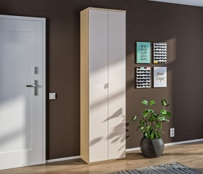 Шкаф 2 дверный Афина СБ-3312 (Дуб винченца/Кашемир серый) в Покачах - pokachi.ok-mebel.com | фото