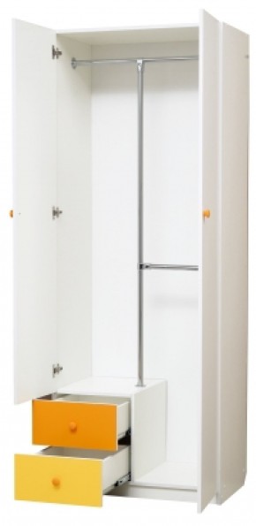 Шкаф 2-х дверный с ящиками и зеркалом Радуга (800) в Покачах - pokachi.ok-mebel.com | фото 2