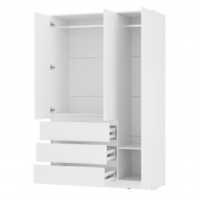 Шкаф 3-х створчатый Симпл ШК-08 (белый) в Покачах - pokachi.ok-mebel.com | фото 2