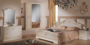 Шкаф 4-х дверный с зеркалами (08.244) Ирина (беж) в Покачах - pokachi.ok-mebel.com | фото 3