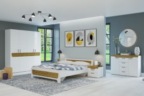 Шкаф 4-х створчатый Милана (Белый/Сосна Гранд) в Покачах - pokachi.ok-mebel.com | фото 4