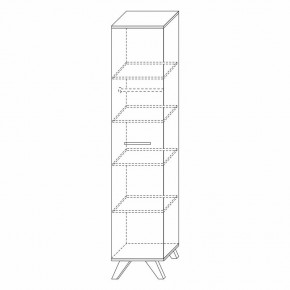 Шкаф 400 Вега Скандинавия в Покачах - pokachi.ok-mebel.com | фото 6