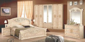 Шкаф 6-и дверный с зеркалами (02.146) Рома (беж) в Покачах - pokachi.ok-mebel.com | фото 3